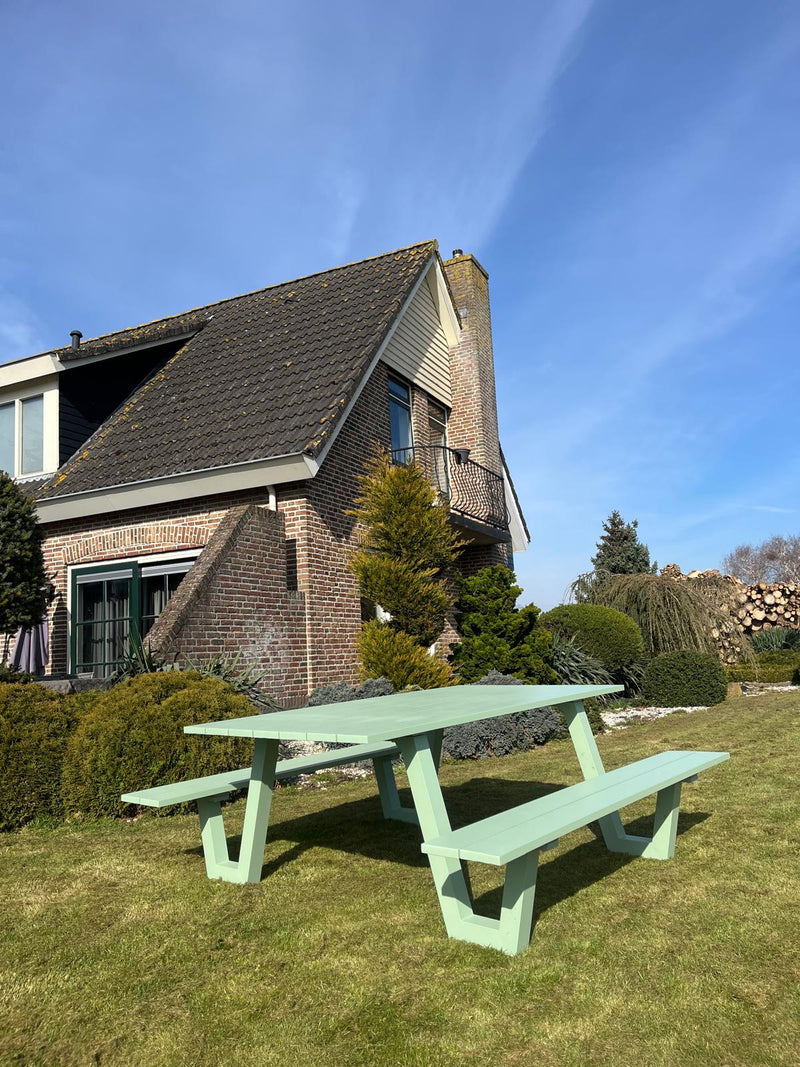 Picknicktisch London | Grün | Aluminium | 180 cm