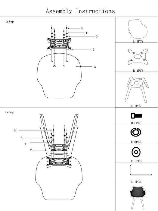 Chaise de jardin Jaspe | Noir | Siège baquet | Plastique