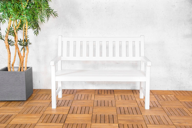 Bordeaux 2-seater white FSC 100%