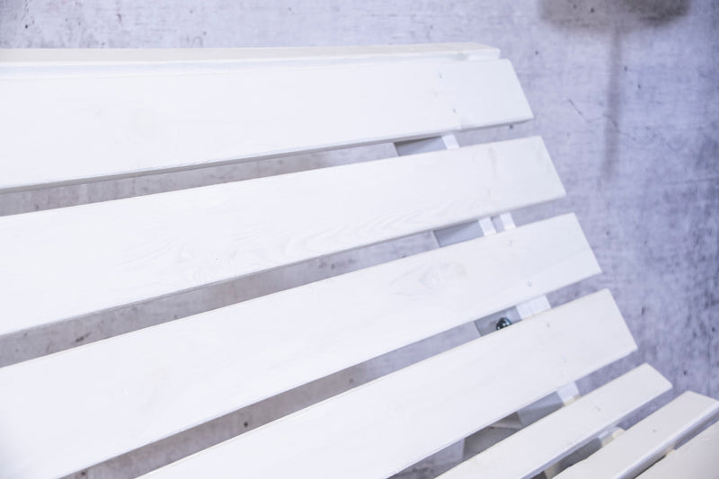 Bella bench white 150cm