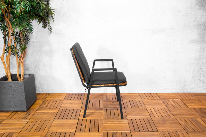 Dexter Esszimmerstuhl mit Kissen, Akazie FSC 100%