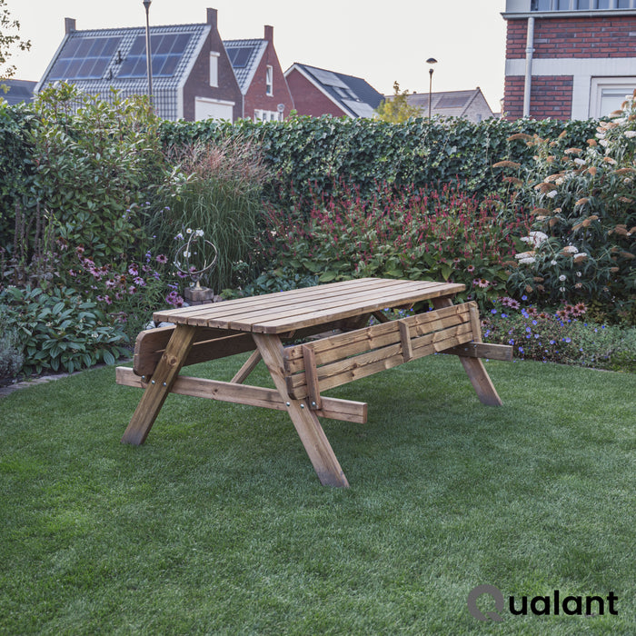 Picknicktafel DeLuxe | Geïmpregneerd | 210 cm