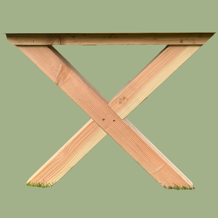 Jambe en X | Vierge | Bois de Douglas