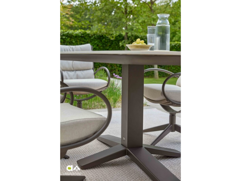 Tuintafel Zanzibar | Deens Ovaal | HPMS/Aluminium | 220cm