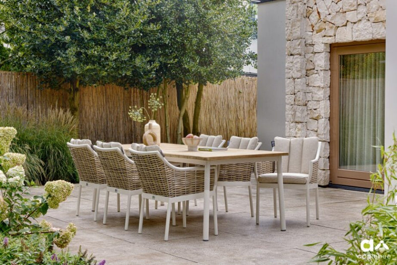 Tuintafel Milou | Aluminium/Teak | 240x100cm