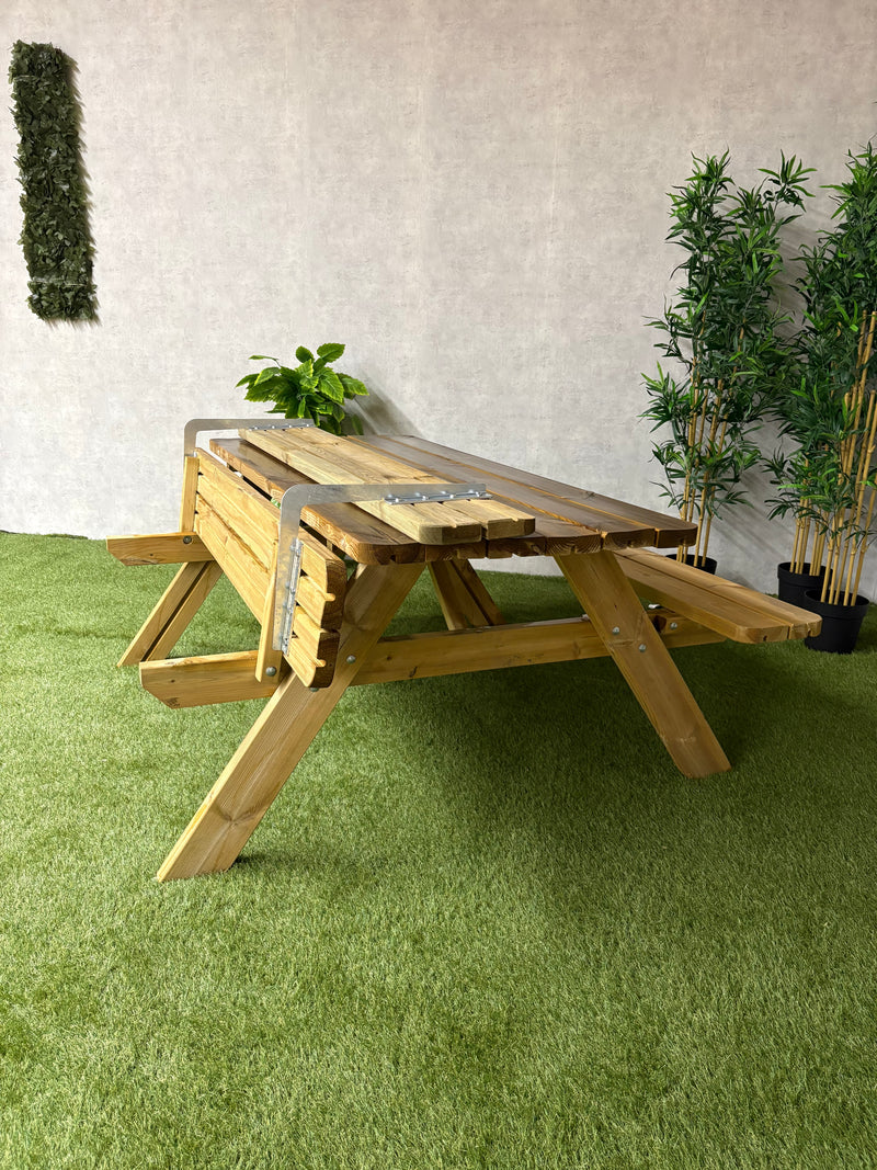 Rugleuning Picknicktafel 180cm