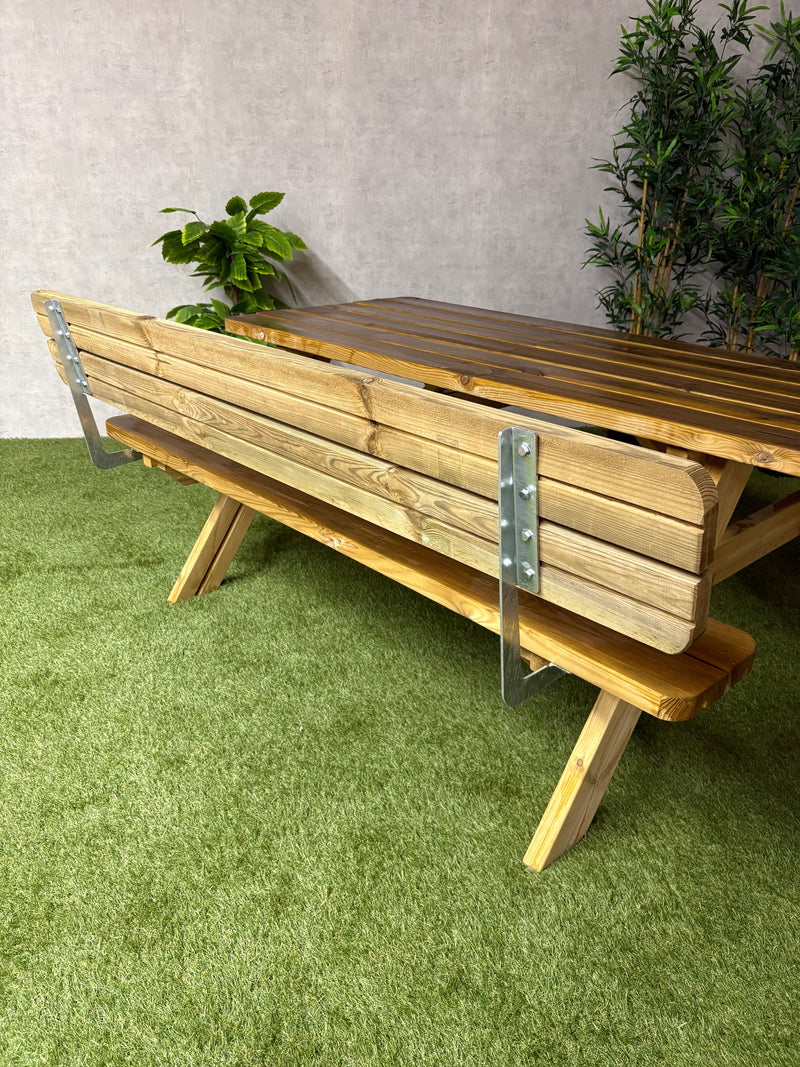 Rugleuning Picknicktafel 180cm