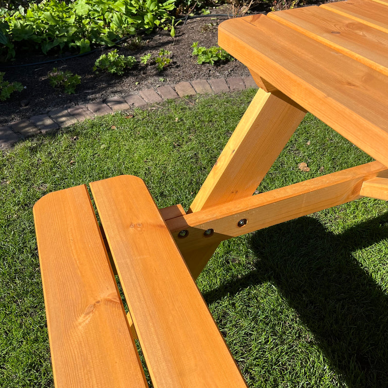Picknicktafel DeLuxe | Douglas Look/Redwood | 180cm