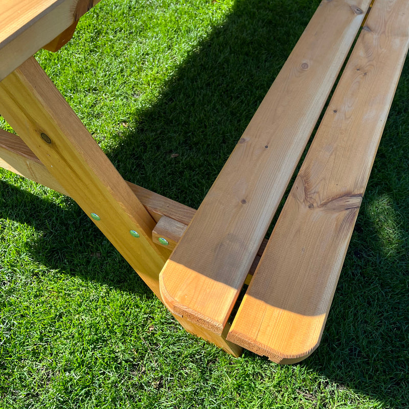 Picknicktafel DeLuxe | Douglas Look/Redwood | 180cm
