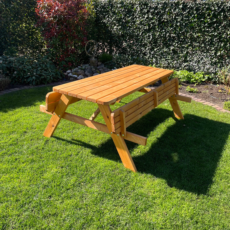 Picknicktafel DeLuxe | Douglas Look/Redwood | 180cm