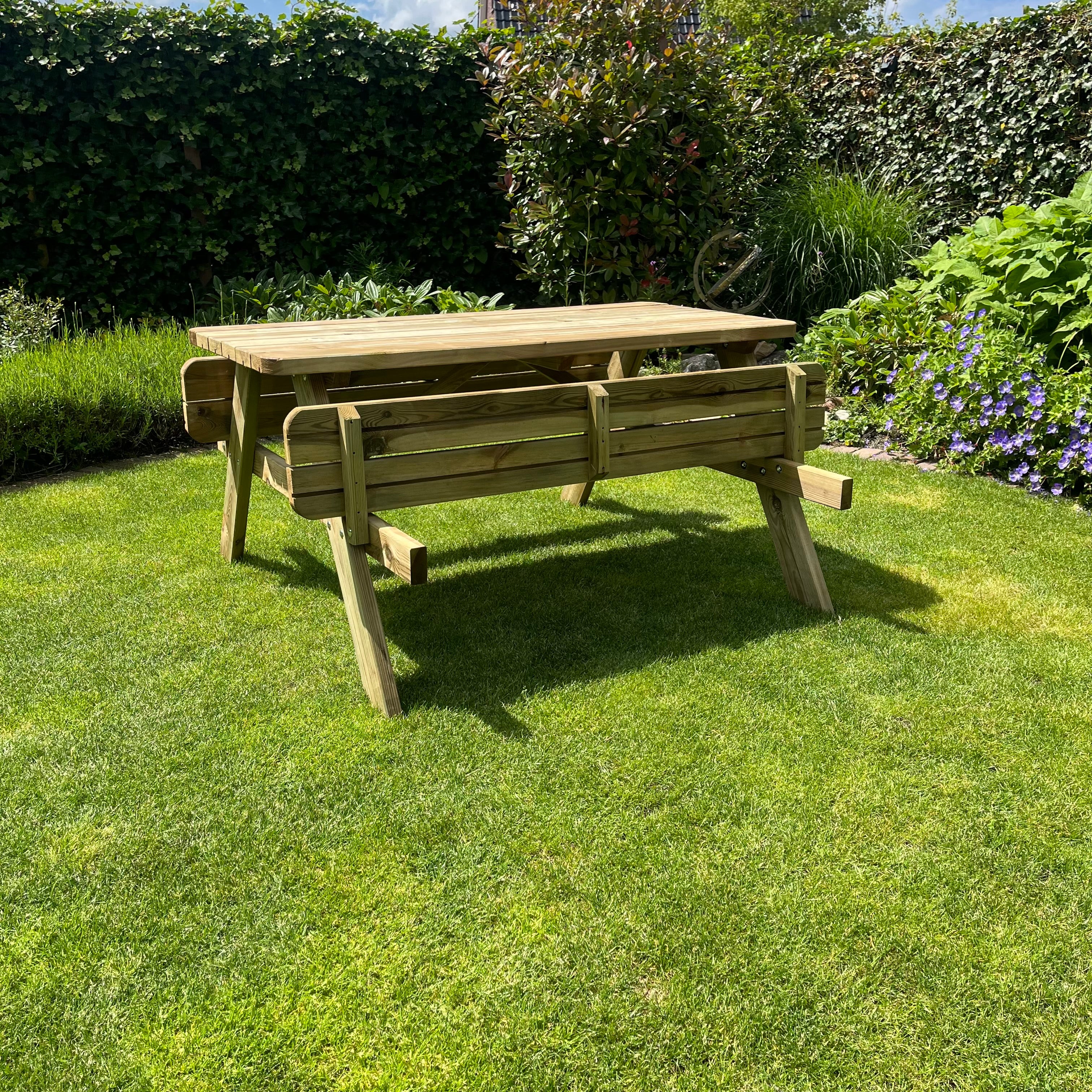 Picknicktisch DeLuxe | Imprägniert | 150 cm