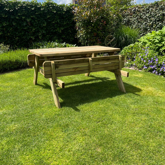 Picknicktafel DeLuxe | Geimpregneerd | 150 cm