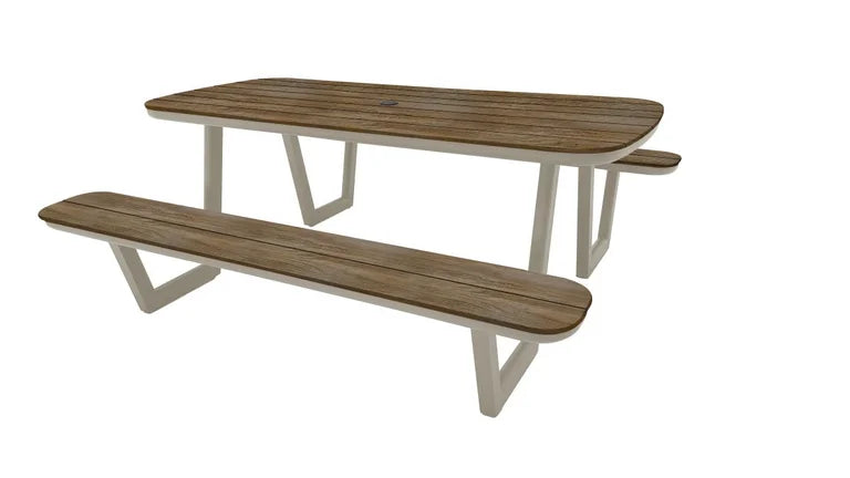 Picknicktafel Lazio | Aluminium/Polywood | 200cm