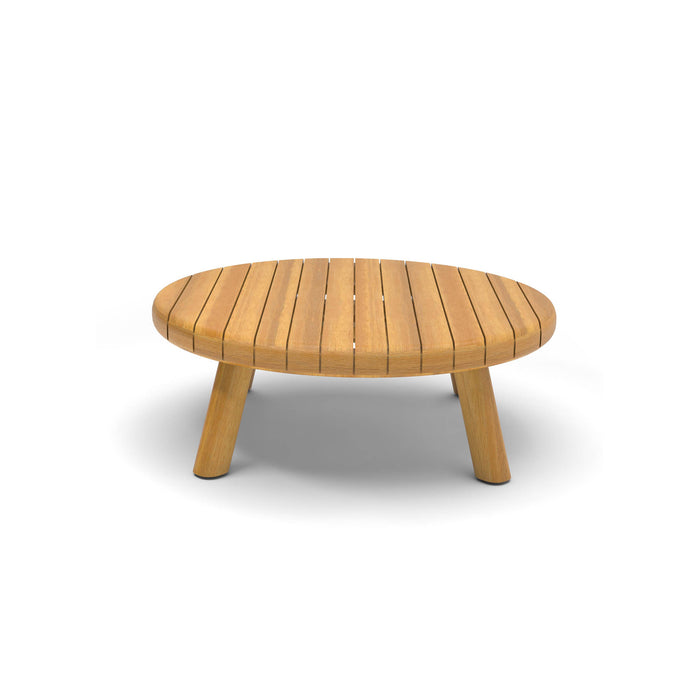 Matera - Table basse ronde en bois d'acacia 60cm